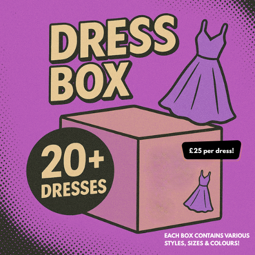 DRESS BOX – PROM, EVENING, COCKTAIL & WEDDING (20+ Dresses)