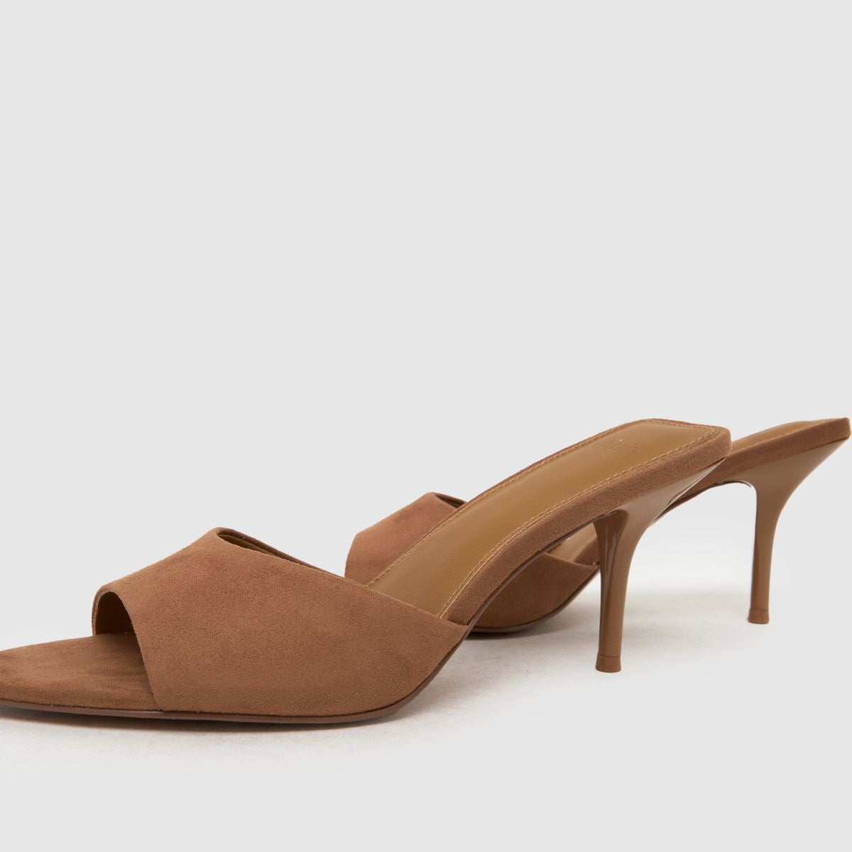 Sweet Point Mule Heeled Sandal – Tan