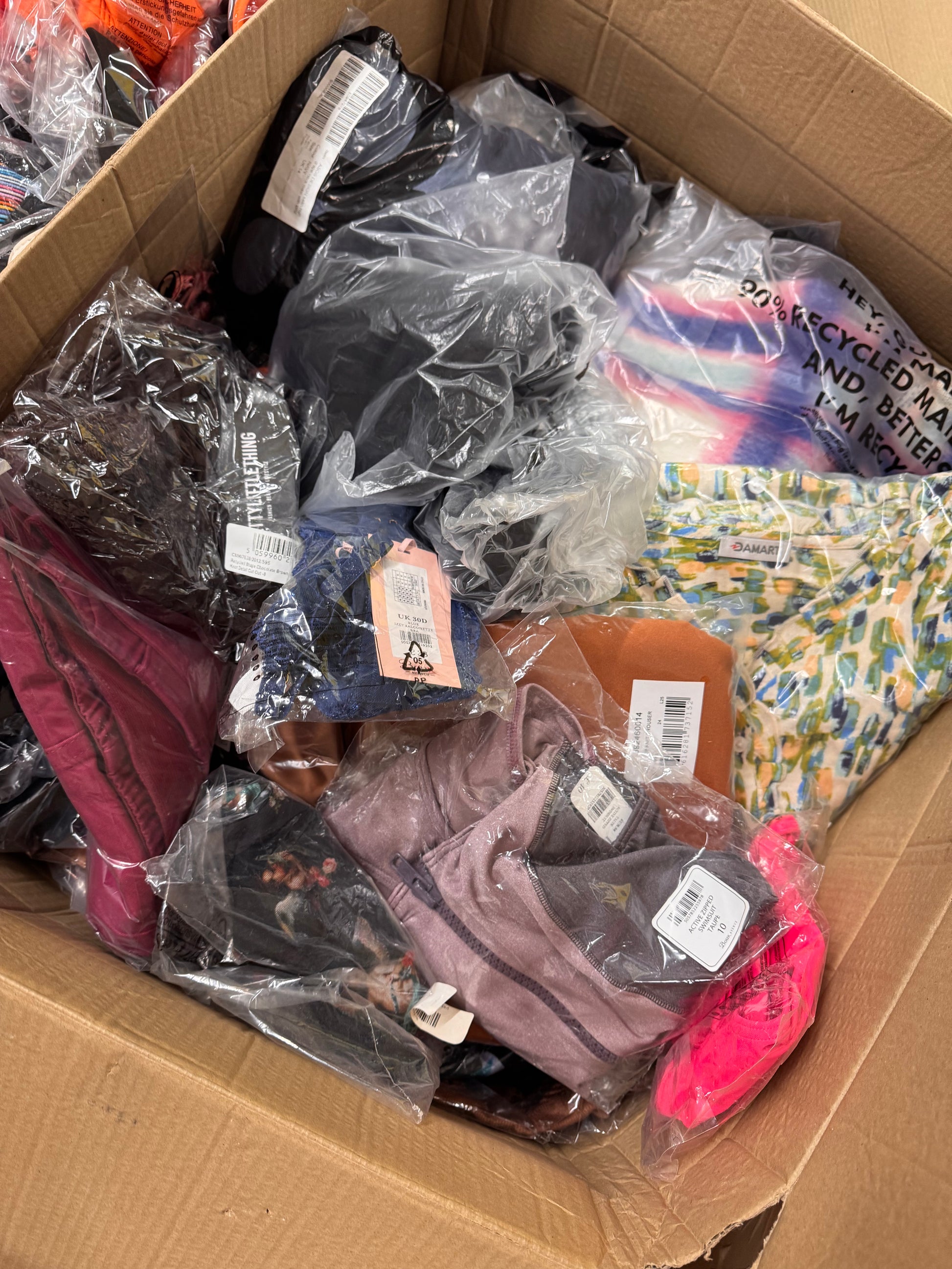 CLOTHING MYSTERY BOX (L) – 100% NEW ITEMS, HUGE VALUE! (100+ items