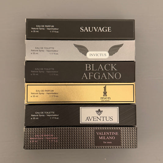 6x Men’s Premium Fragrance Set (35ml)
